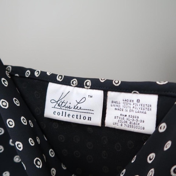 90s vintage asymmetrical midi dress - Picture 4 of 4